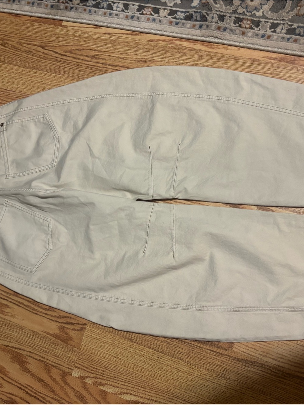 We The Free Cream mid-Rise barrel Jeans - Picture 4 of 5